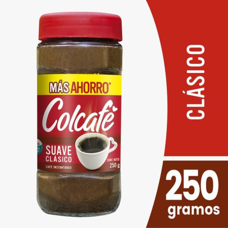 Cafe Colcafe Instantaneo Clasico Suave 250 Gr