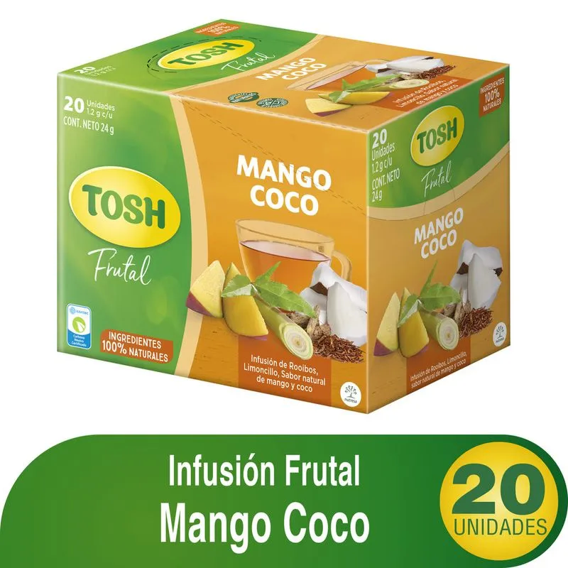 Infusion Tosh Mango Coco 20 Sobres