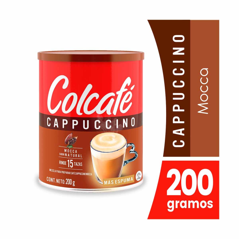 Cappuccino Colcafe Mocca Natural 200 Gr
