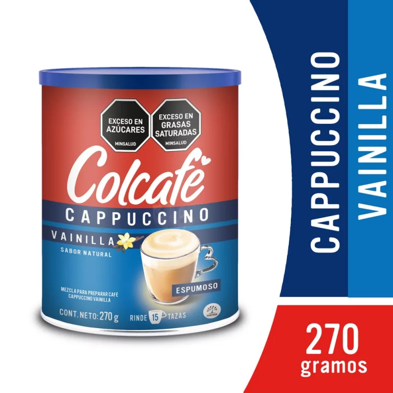 Cappuccino Colcafe Vainilla Lata X270 Gr
