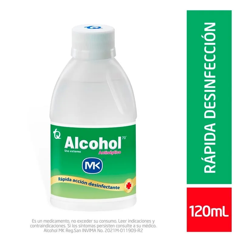 Alcohol Mk Antiseptico X120ml