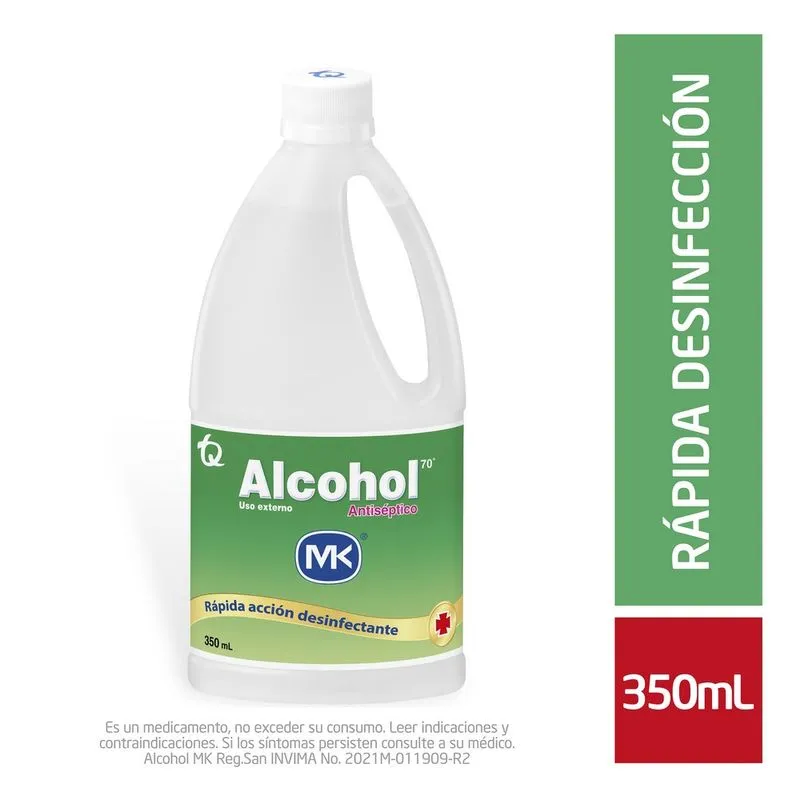 Alcohol Mk Antiseptico 350 Ml
