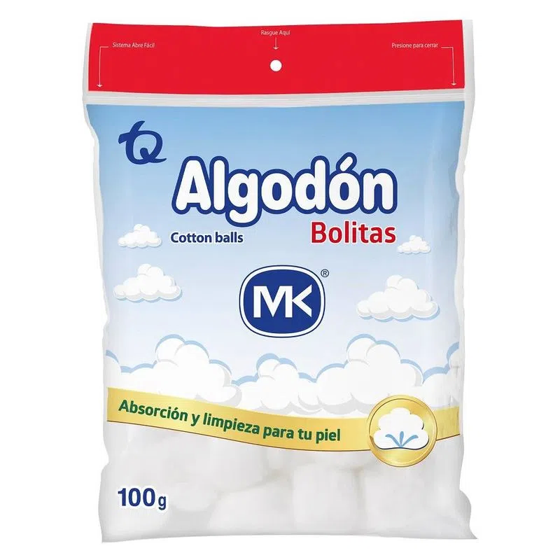Algodon Mk Pomos 100 Gr