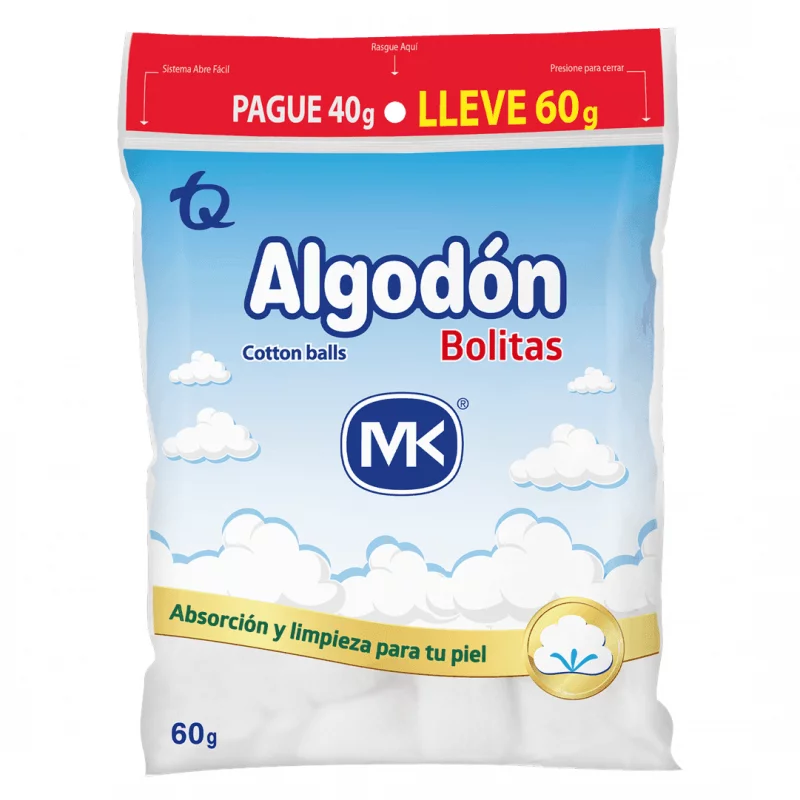 Algodon Mkxp40ll60g Pomos