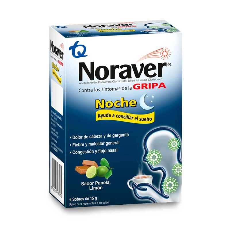 Bebida Caliente Noraver Noche 6 Und 15 Gr