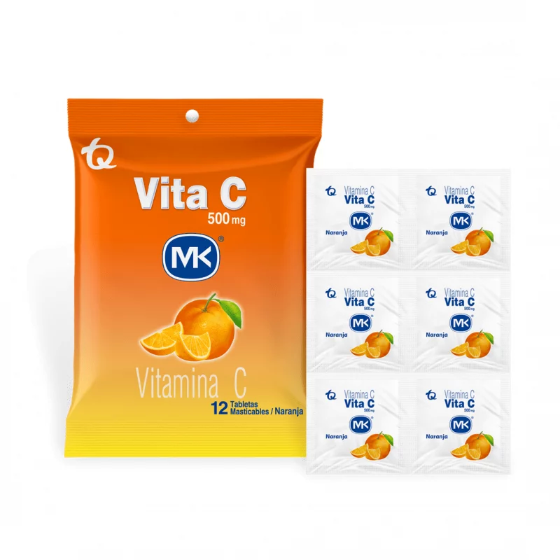 Vitamina C C Mk 12 Tabletas 500 Mg