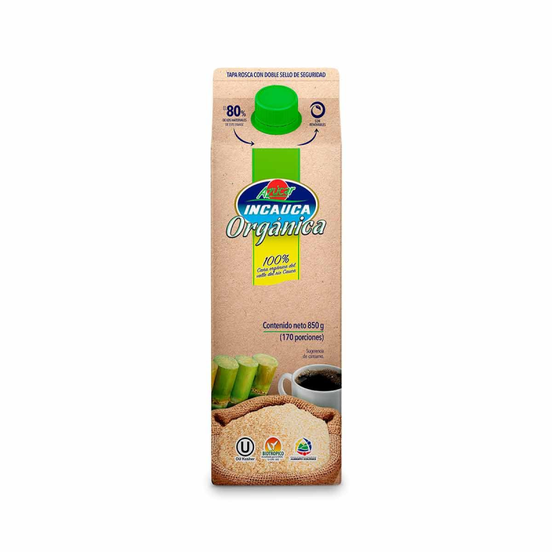 Azucar Incauca Organica Tetrapack 850 Gr
