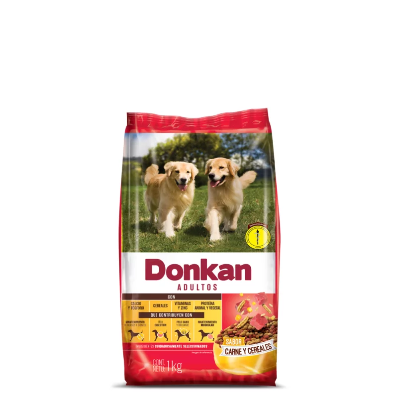 Concentrado Donkan Adulto Carne Cereal 1000 Gr