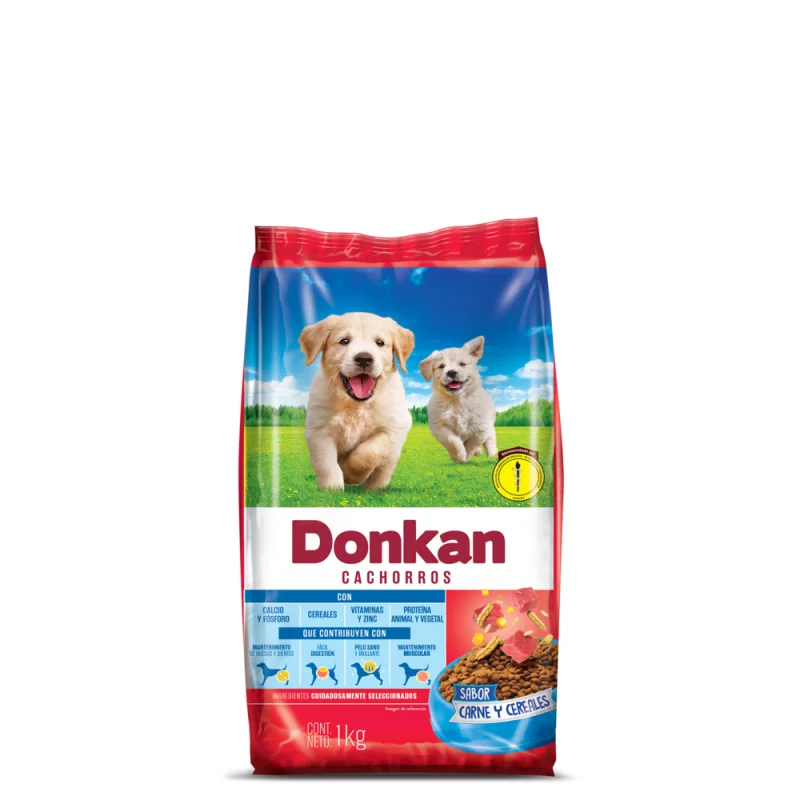 Concentrado Donkan Cachorro Carne Cereal 1000 Gr
