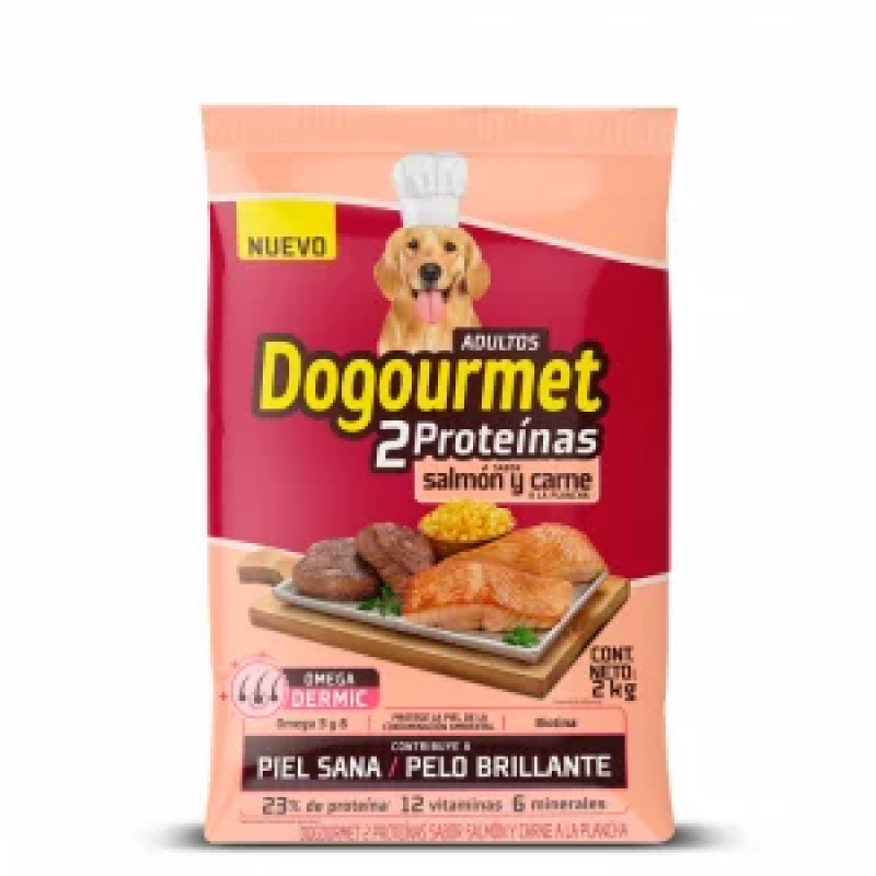 Concentrado Dogourmet Salmon Carne 2000 Gr