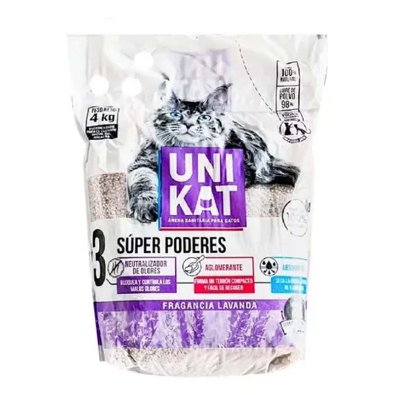Arena Unikat Aroma Lavanda 4kg X 6 Und