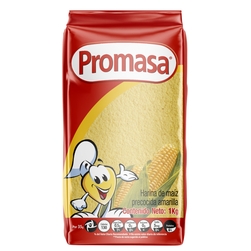 Harina De Maiz Promasa Amarilla 1000