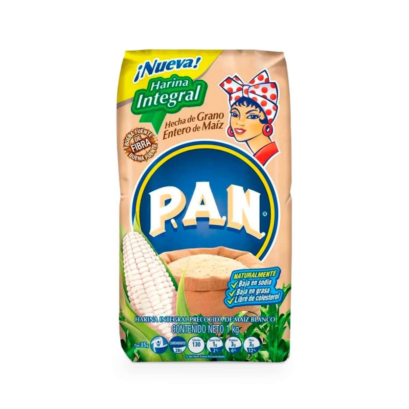 Harina De Maiz Pan Integral 1000