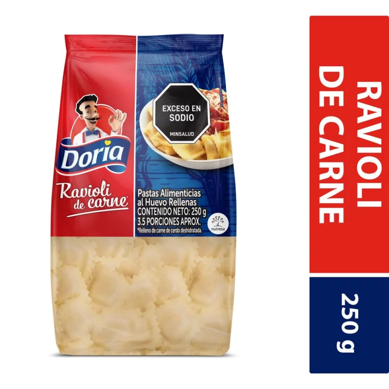 Pasta Ravioli De Carne Doria X 250g