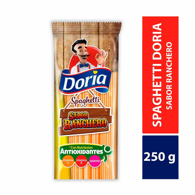 Pasta Doria Spaguetti Ranchero 250 Gr