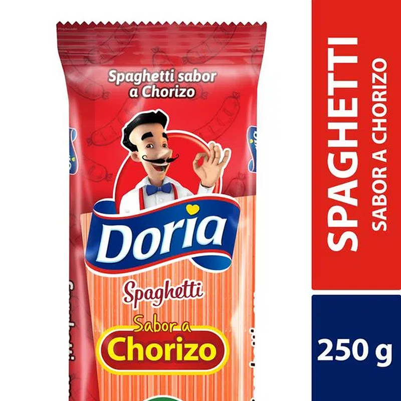 Pasta Doria Spaguetti Chorizo 250 Gr