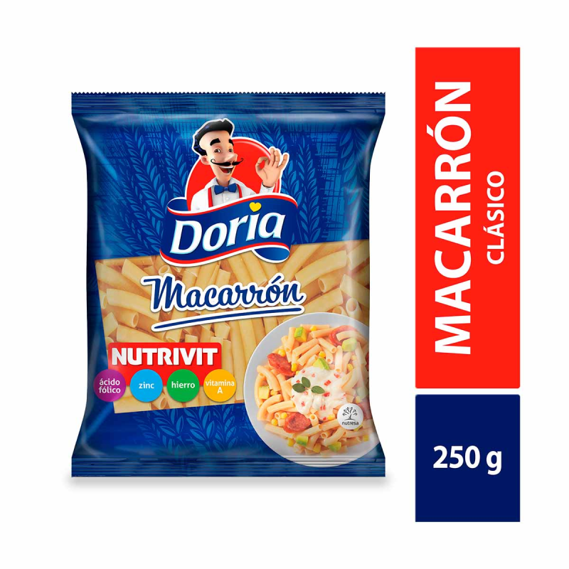 Pasta Doria Macarron 250 Gr