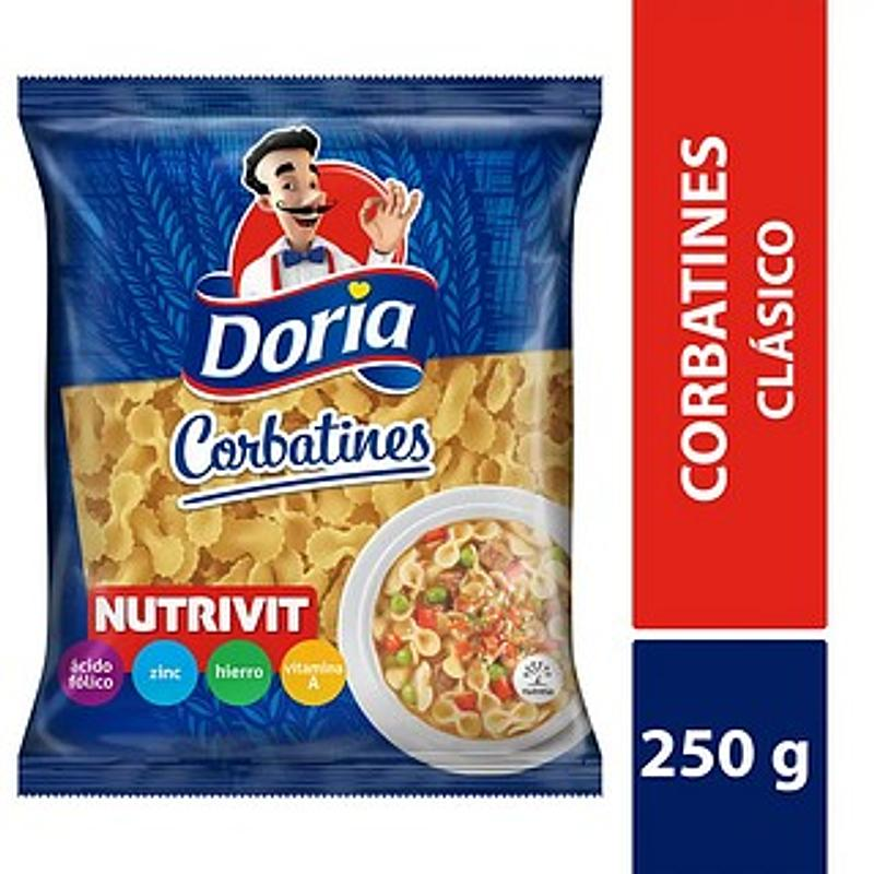 Pasta Doria Corbatin 250 Gr