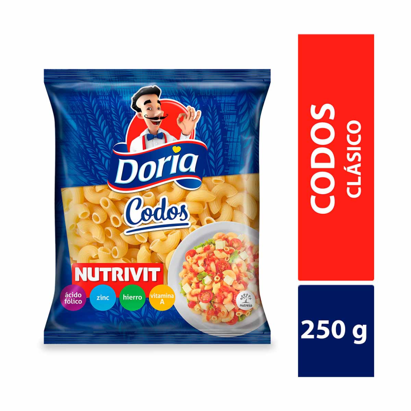 Pasta Doria Codos 250 Gr