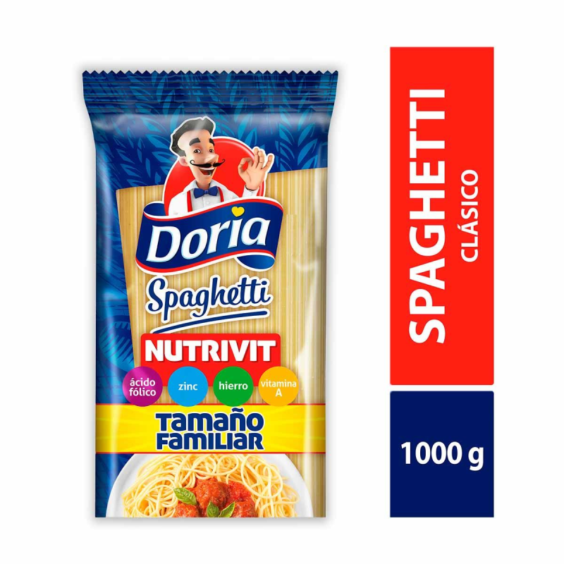 Pasta Doria Spaguetti 1000 Gr