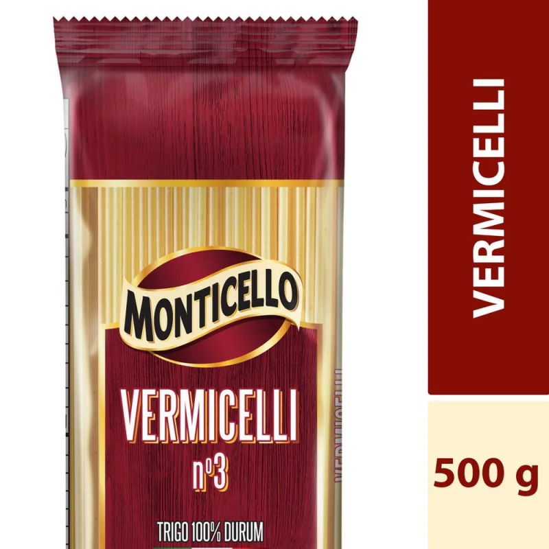 Pasta Vermicelli No 8 Monticello X500g