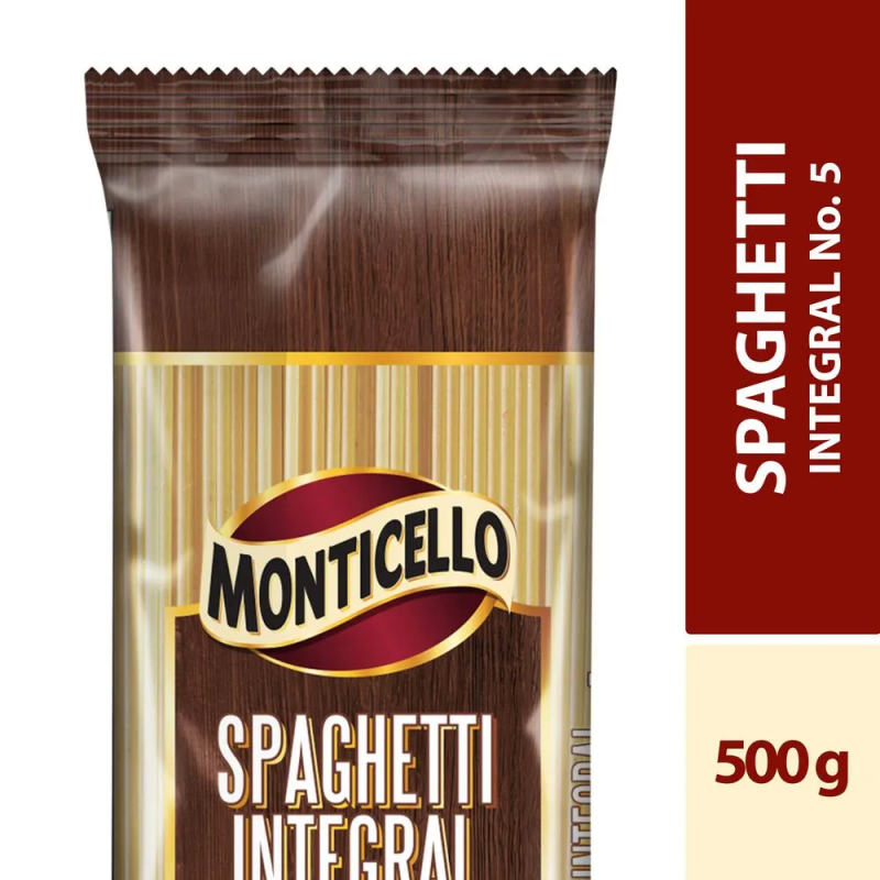 Pasta Spaguetti Integ Monticello X500g