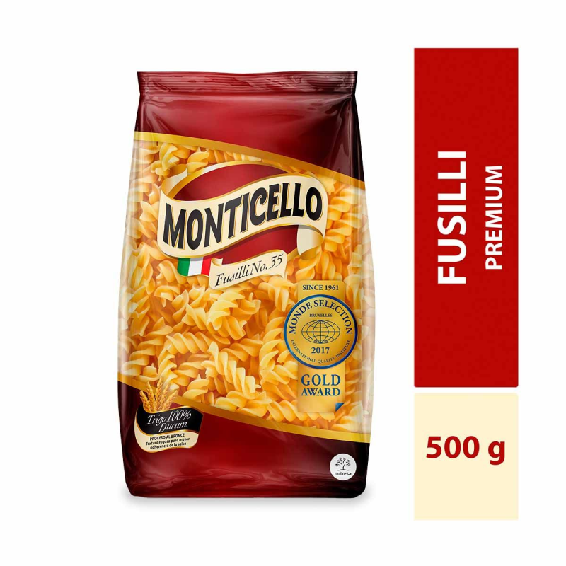 Pasta Monticello Fusilli 500 Gr