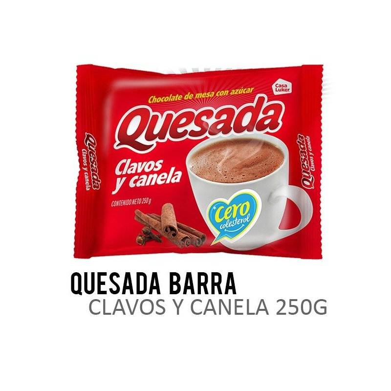 Chocolate Quesada Clavos Y Canela 250 Gr