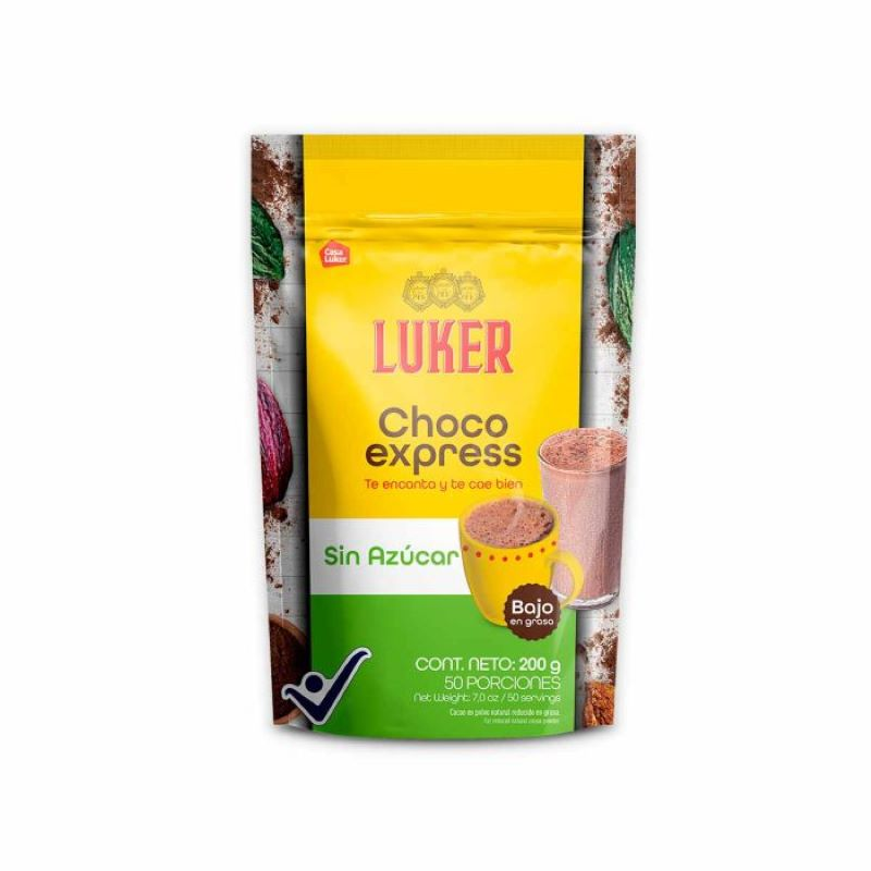 Bebida Instantanea Chocoexpress Sin Azucar 200 Gr