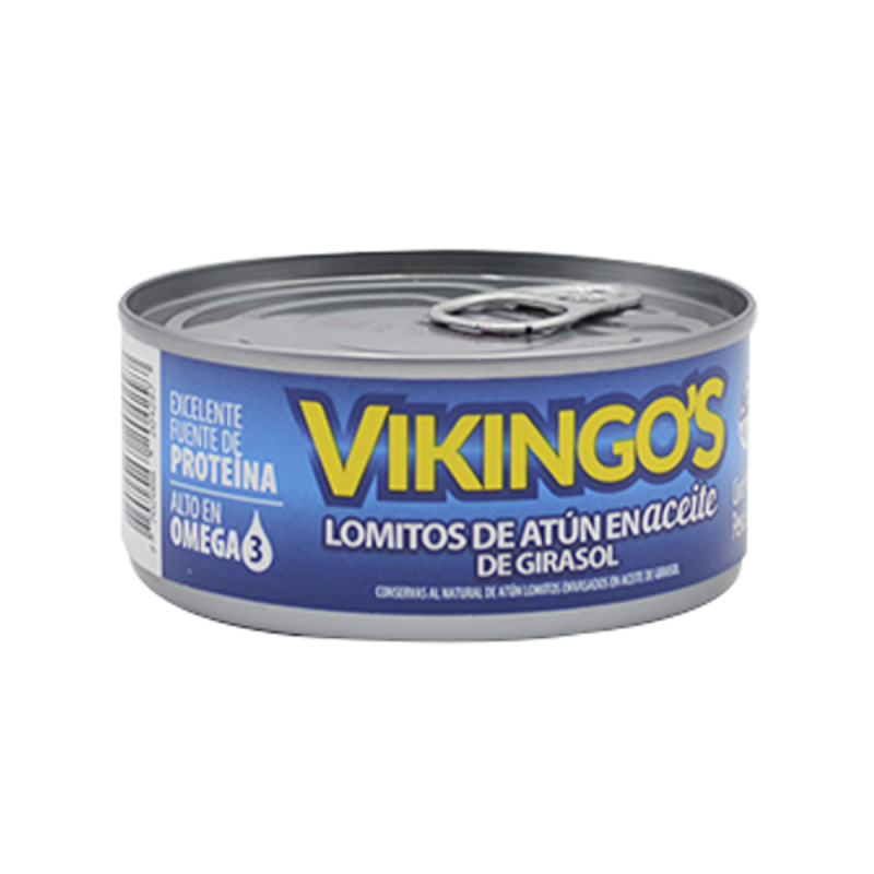 Atun Vikingos Lomo Aceite Girasol 160 Gr