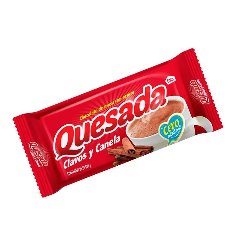 Chocolate Quesada Clavos Y Canela 750 Gr