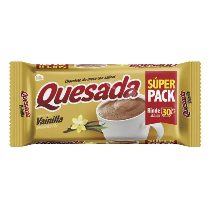 Chocolate Quesada Vainilla 750 Gr