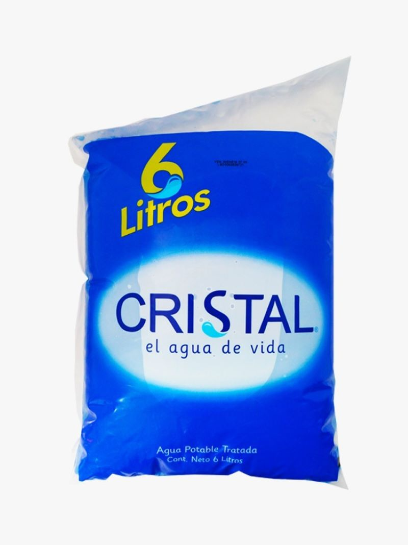 Agua Cristal Bolsa 6000 Ml