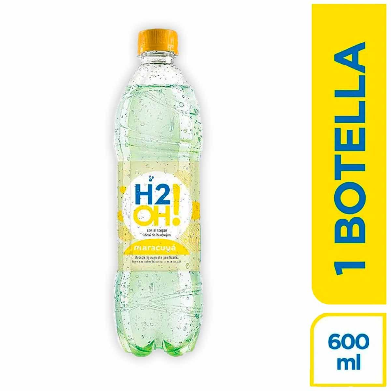 Agua Saborizada H2o Maracuya 600 Ml