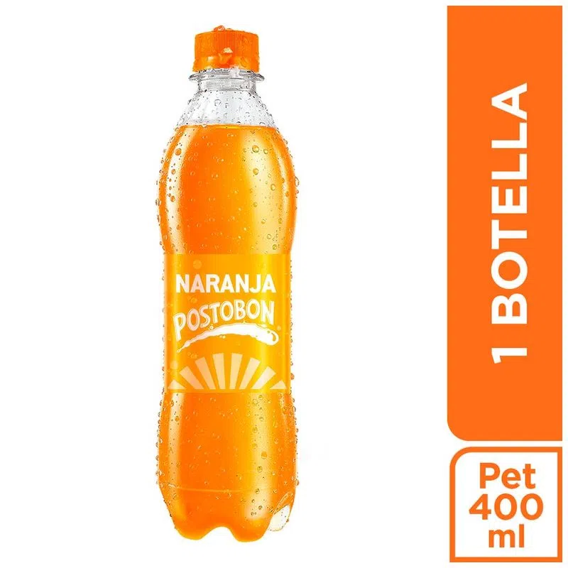 Gaseosa Postobon Naranja 400 Ml