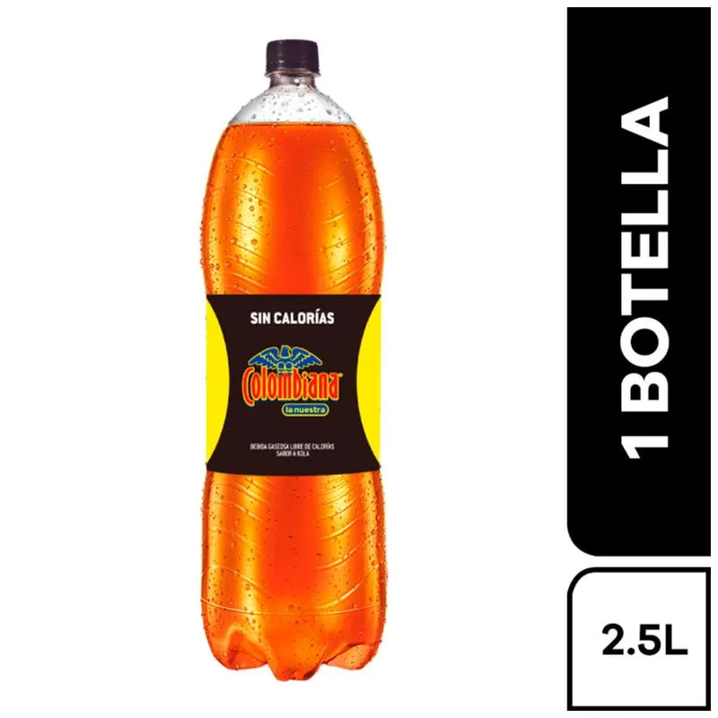 Gaseosa Postobon Colombiana Cero 2500 Ml