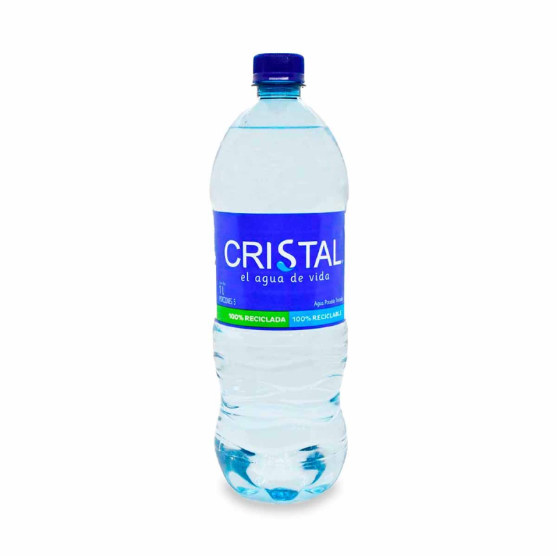 Agua Cristal Pet 1000 Ml