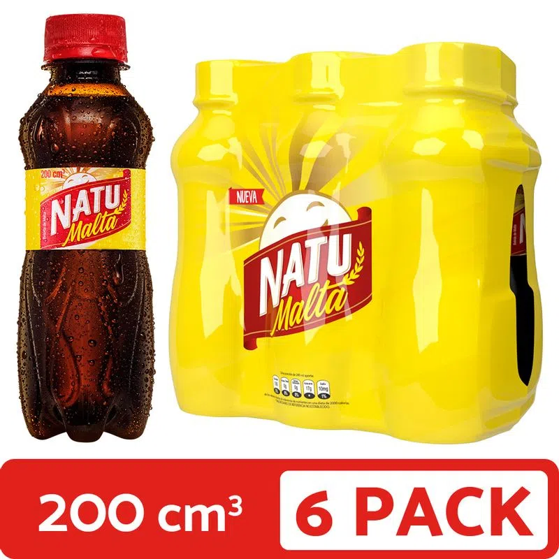 Natu Malta 6 Und 200 Ml