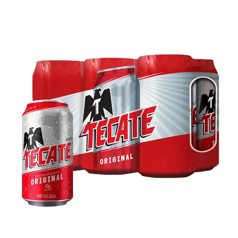 Cerveza Tecate Sixpack 355 Ml