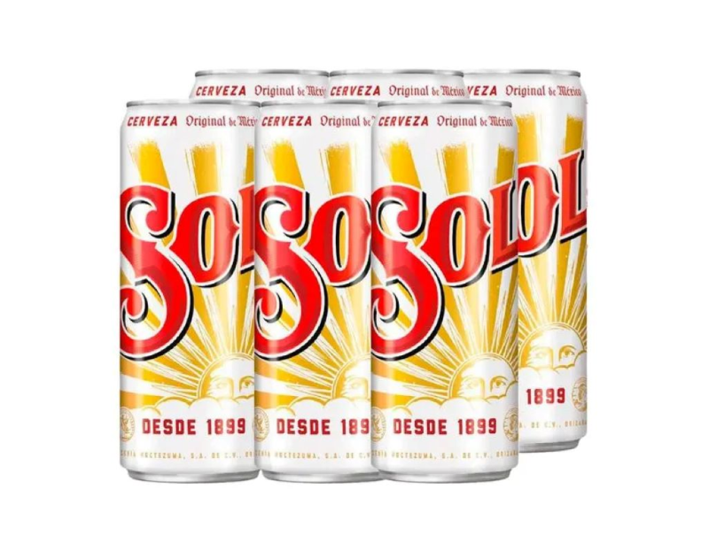 Cerveza Sol Nacional Sixpack 266 Ml X 6 Und