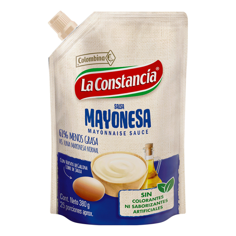 Mayonesa La Constancia 18 Anos 380g