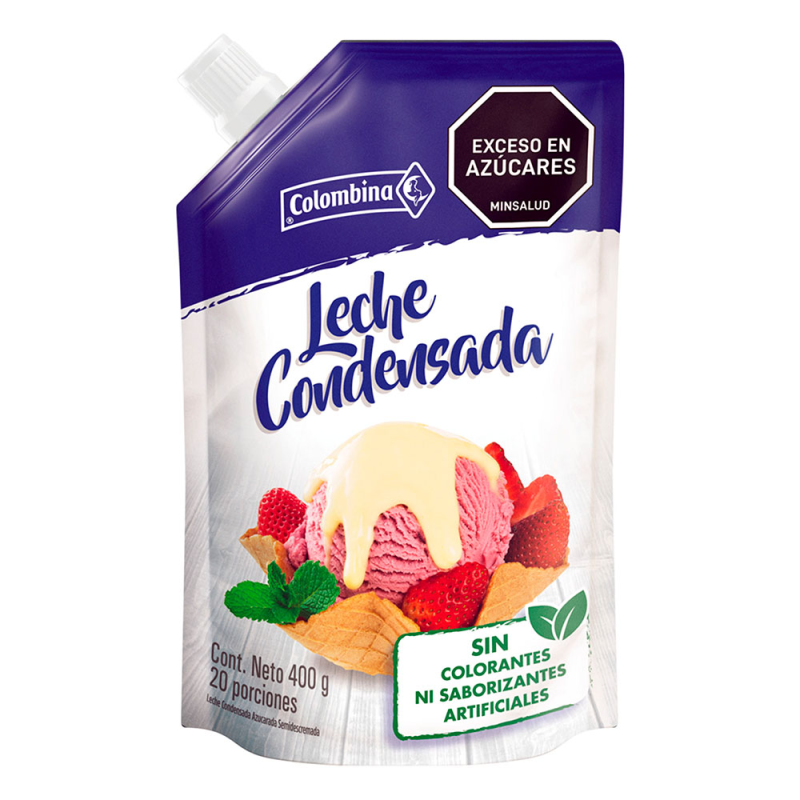 Leche Condensada Colombina Colombina Deslactosada Doypack 400
