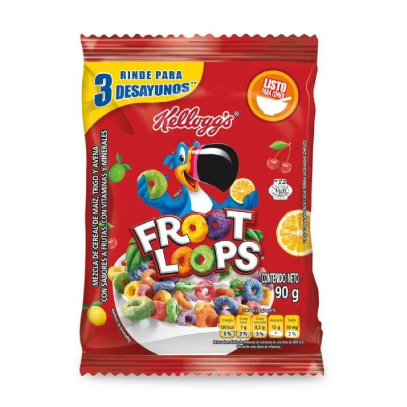 Cereal Kelloggs Froot Loops 90 Gr