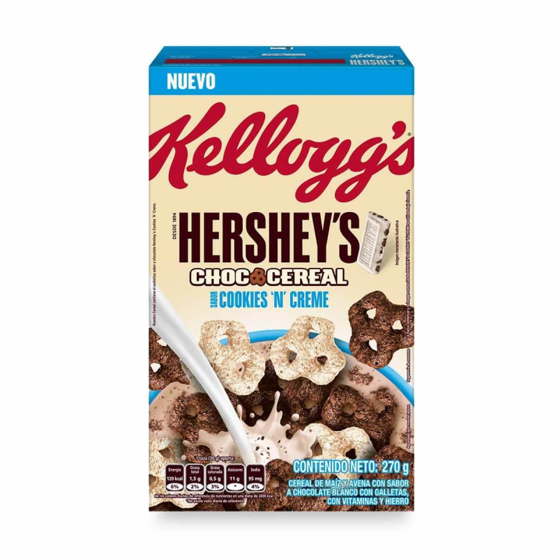 Cereal Kelloggs Hershey Cookies & Cream 270 Gr