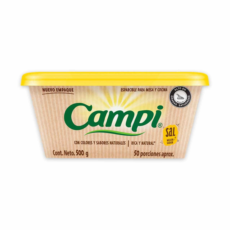 Margarina Campi Con Sal 500 Gr