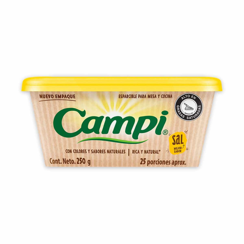 Margarina Campi Con Sal 250 Gr
