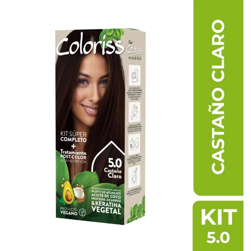Tint Colorissx50g Kit # 5.0 Castano Clar