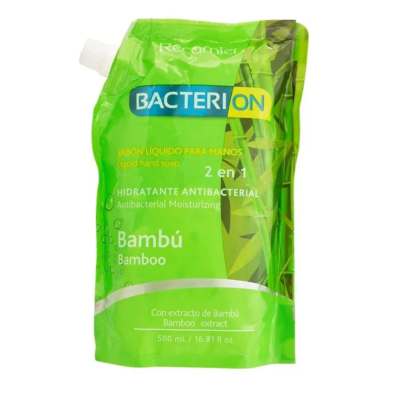 Jabon Liquido Bacterion Bambu 2 En 1 500 Ml