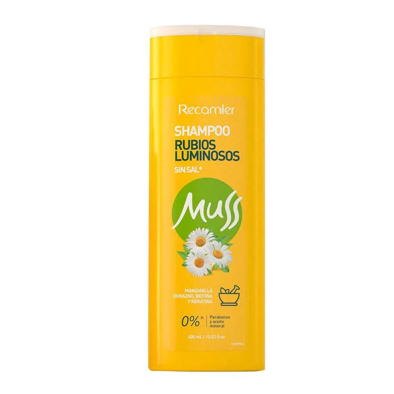 Shampoo Muss Rubio Luminoso 400 Ml