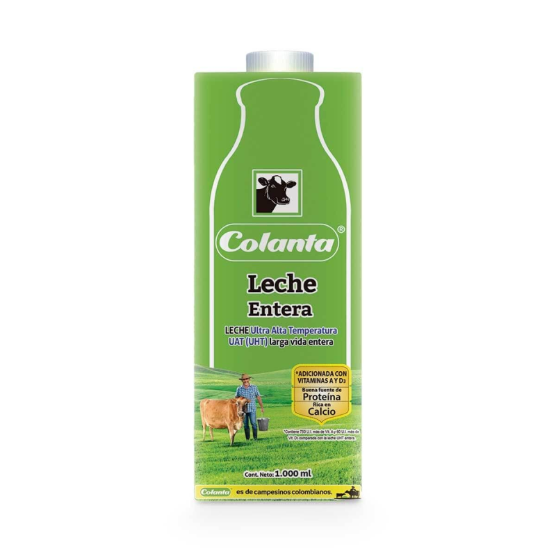 Leche Colanta Uht Entera 1000